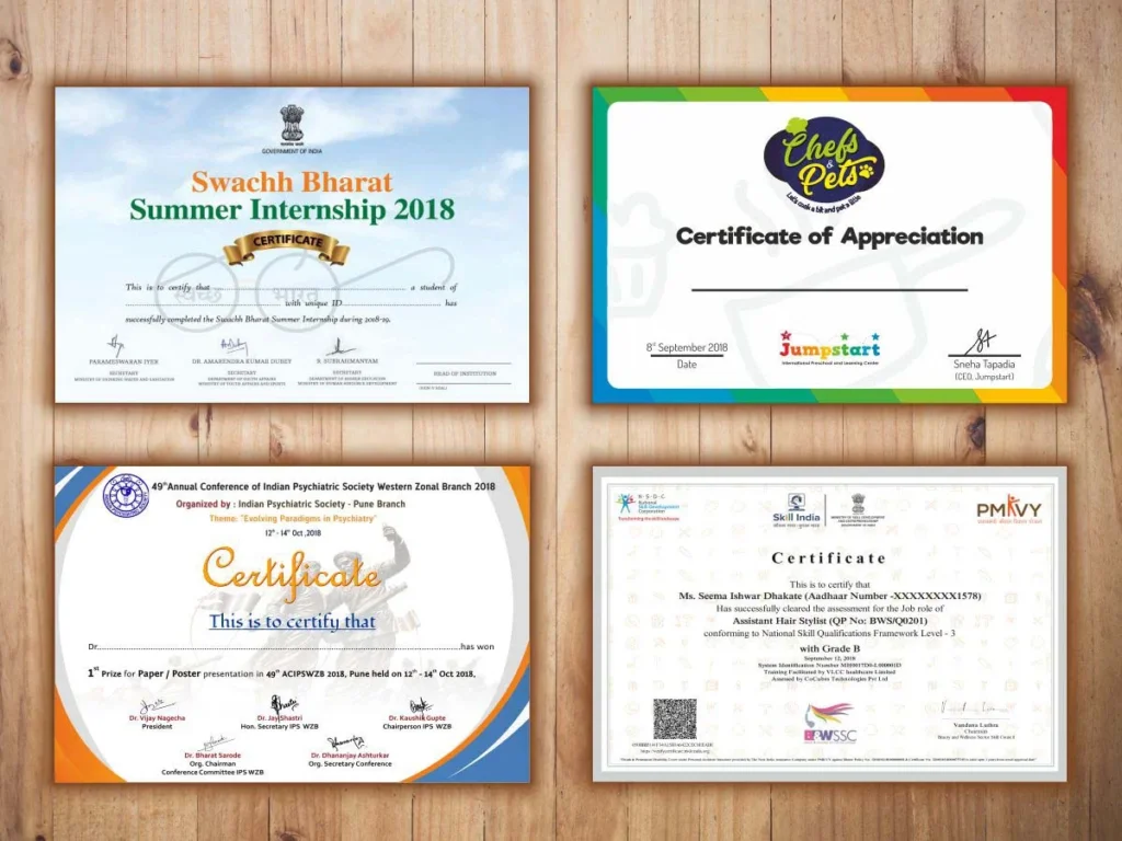 Certificate Printing Cradley Heath