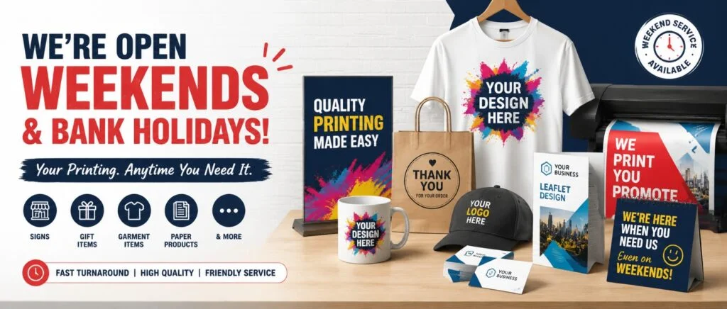 Weekend Printing Service Cradley Heath