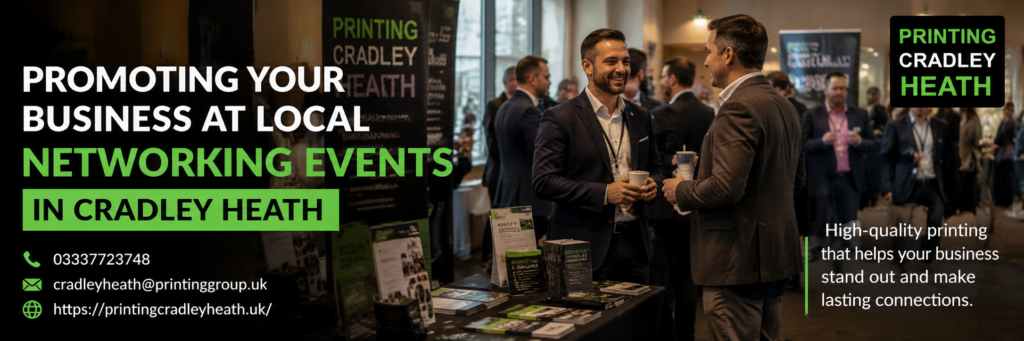 Promoting Your Business at Local Networking Events in Cradley Heath